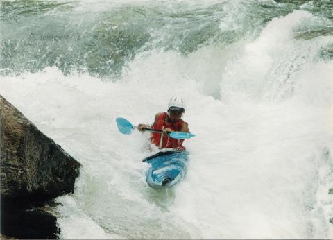 Neil @ Bull Sluice early 90's