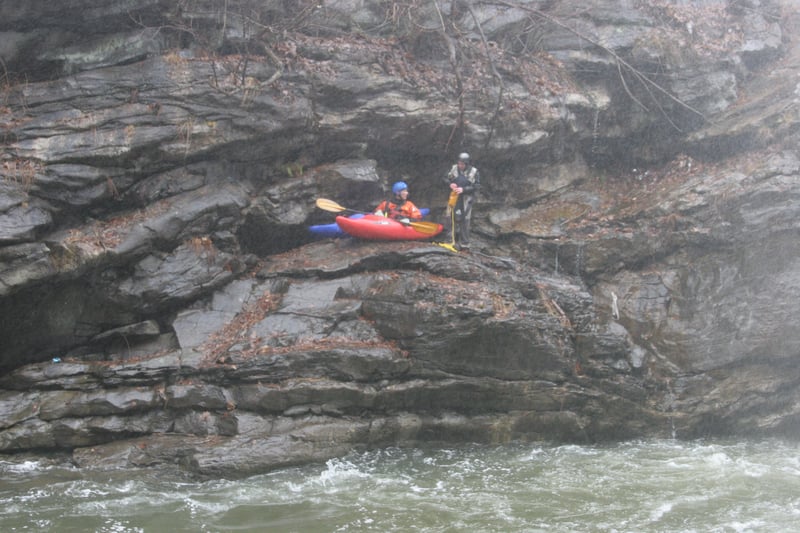 Finishing the lower at 2nd Dam portage