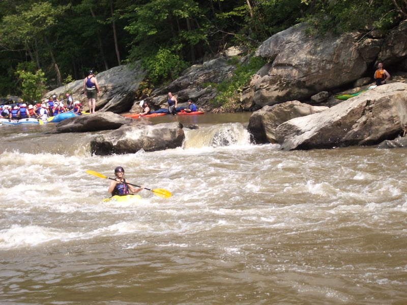 Judith At Pillow Rock Rapid