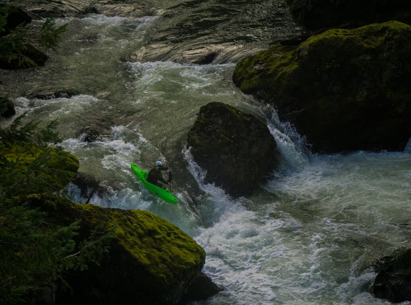  on Canyon Creek @7 Mile Bridge to South Santiam River