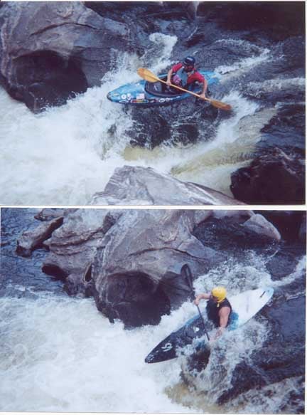 seven foot falls chattooga river ga.