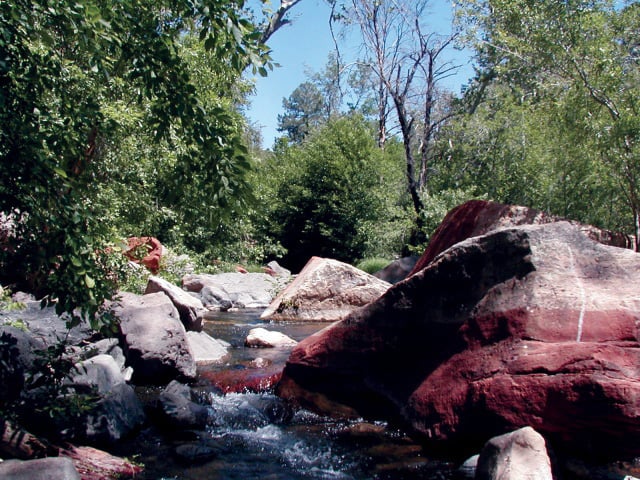 Oak Creek in Sedona-Oak Creek
