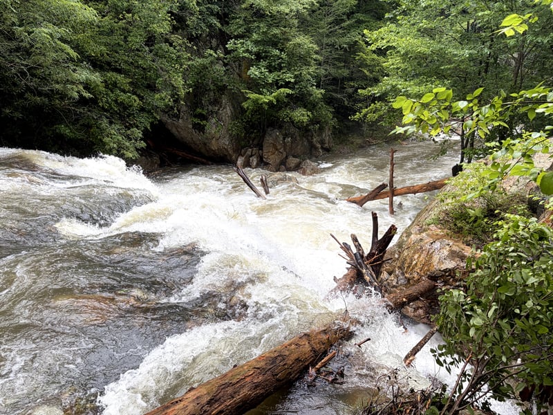 Kelley Falls downstream view