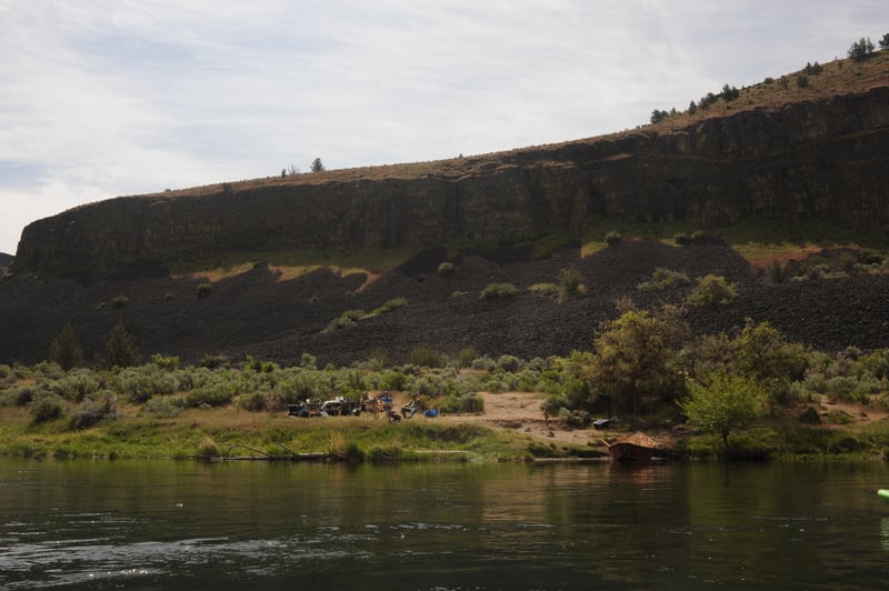 Camp Along the River