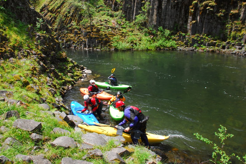 Take-out Above Punchbowl Falls