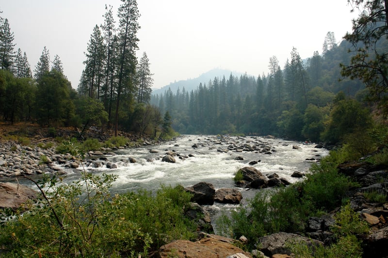 Wide view of Rock Garden rapid-2