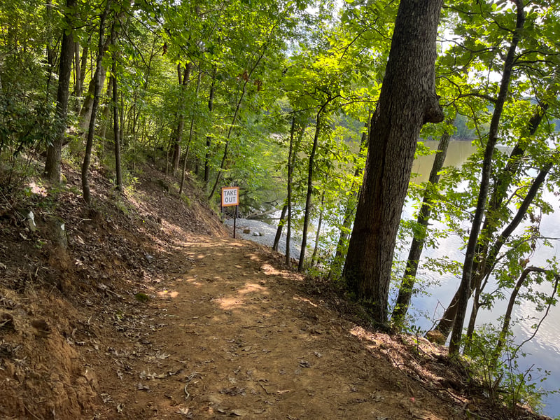 Trail from Canal Street