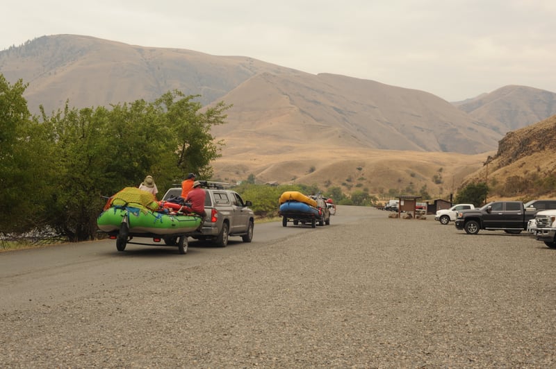 Parking Area at Heller Bar