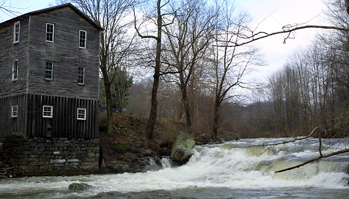 Entrance Falls and Mill - Wide Angle