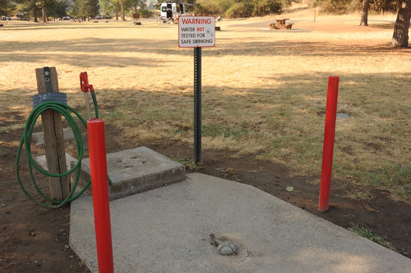 Dump Station in the Campground