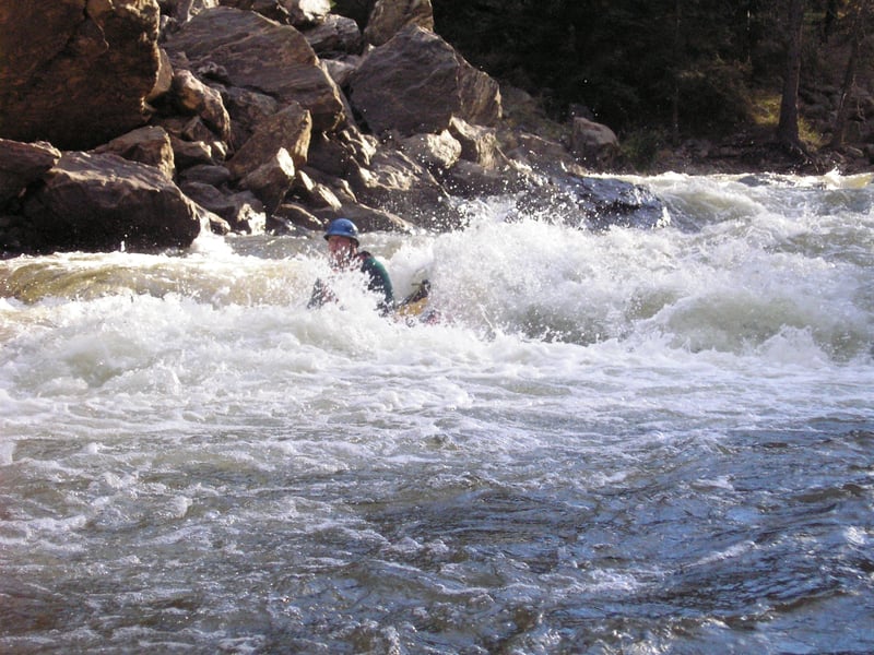 Diving into the bottom hole
