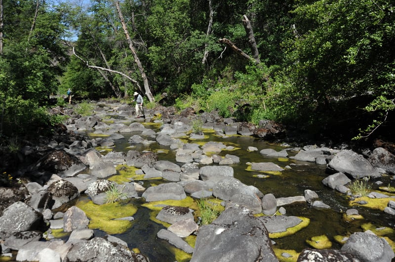 River Channel Below Copco Dam