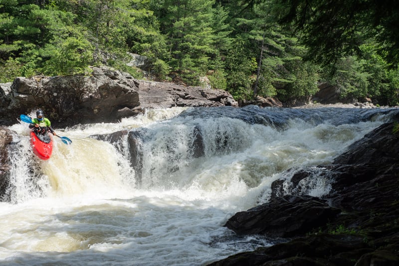 Boofing the Narrows (Left Channel, right line)