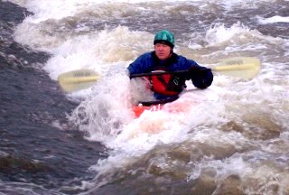 Bill surfs at 470 CFS