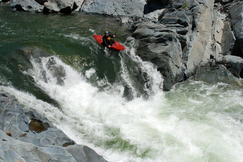 Chamberlain Falls, left line