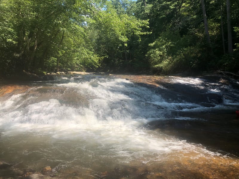Lewis Fork, N. Prong @Route 1304 Bridge to Route 1307
