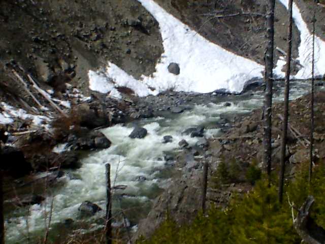 N. Fk Blackfoot above bridge