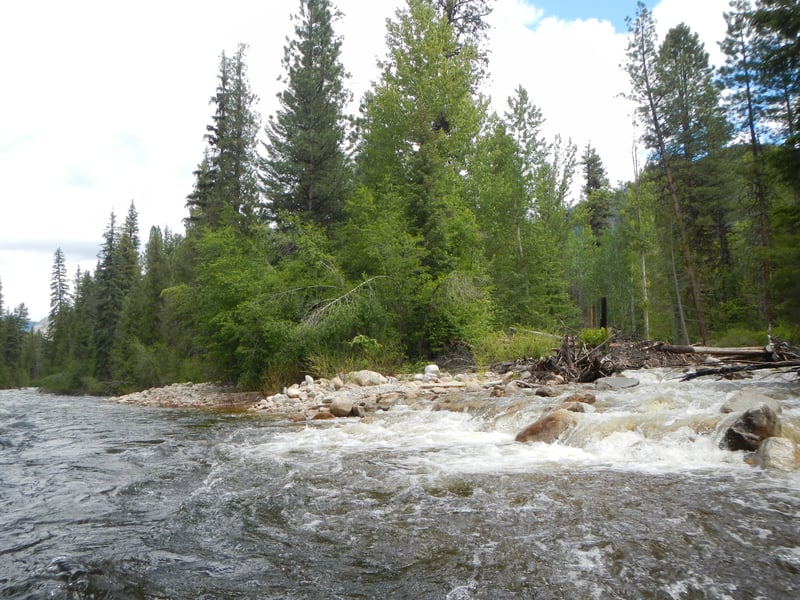 Twentymile Creek confluence