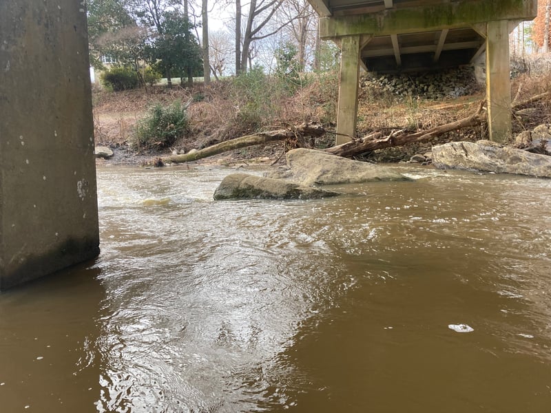 Small Rapid under Little Beane Store Rd. Bridge