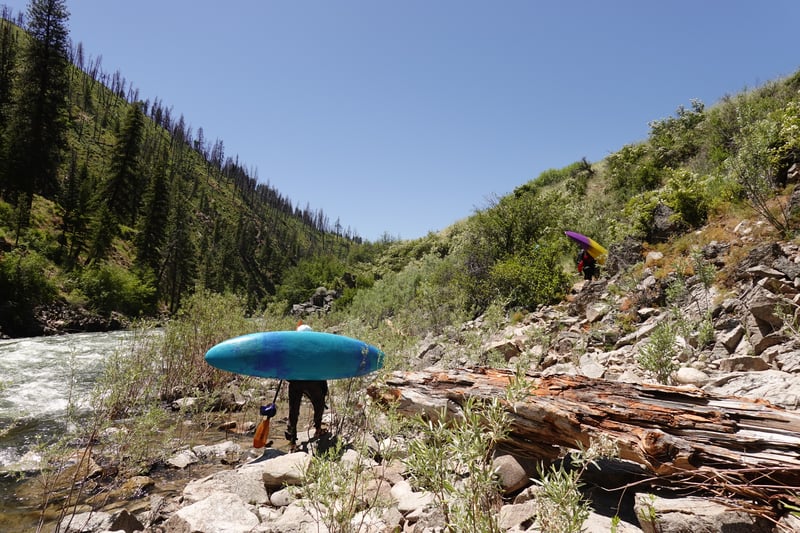 Kayaker Take-Out