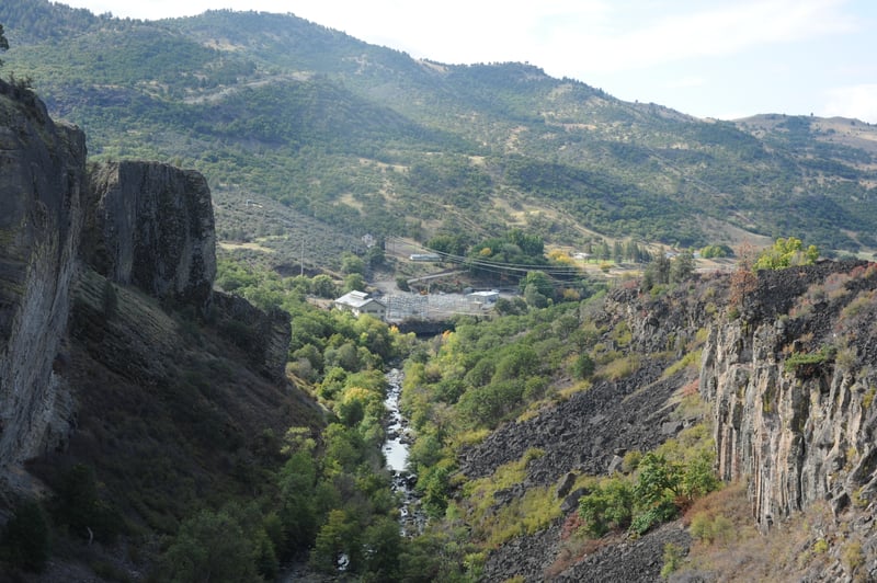Copco Powerhouse at Exit of Wards Canyon