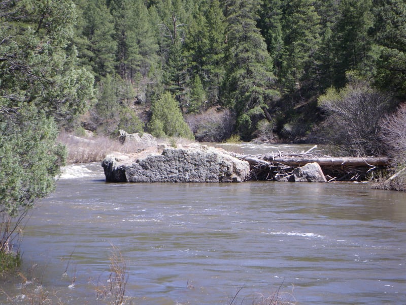 Looking upstream from Big Mama Chama scout