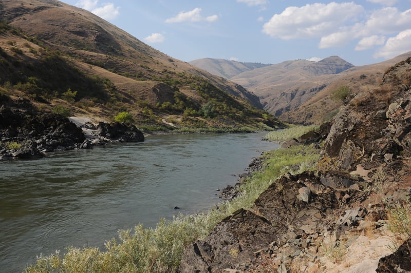 View Downstream from Lower Dem Bones