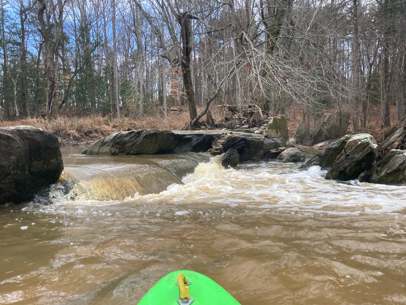 Ledge Hole at the first busted dam.