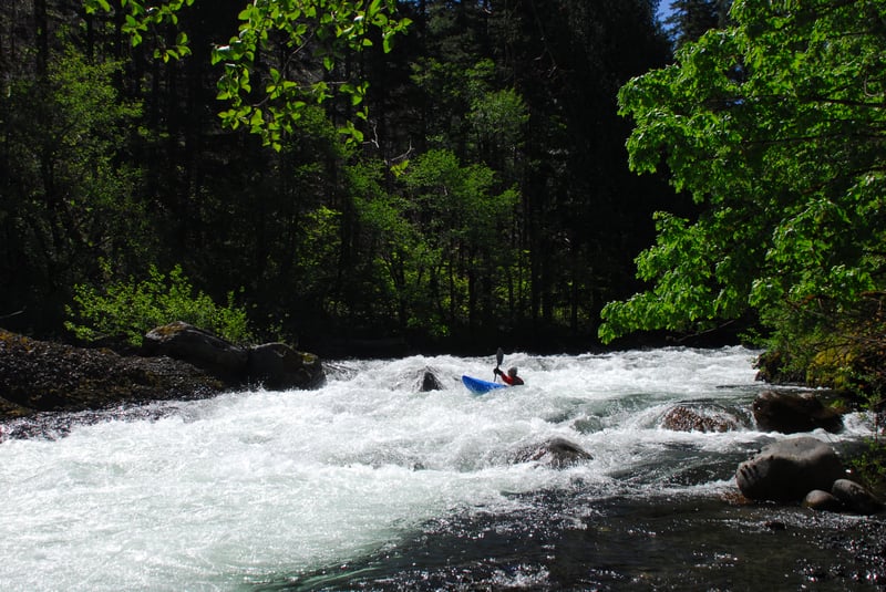 West Fork Hood Kayaking