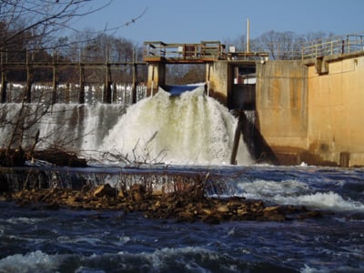 Big drop on river left