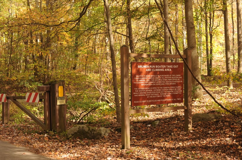 Gate to Bruner Run