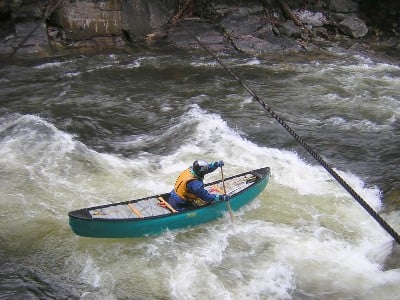 The South Branch of West Canada Creek from Fayle Road to Nobleboro in New York, shown in American Whitewater route context.