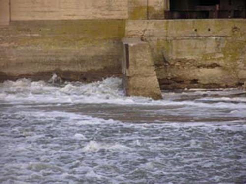 Big water in the corner