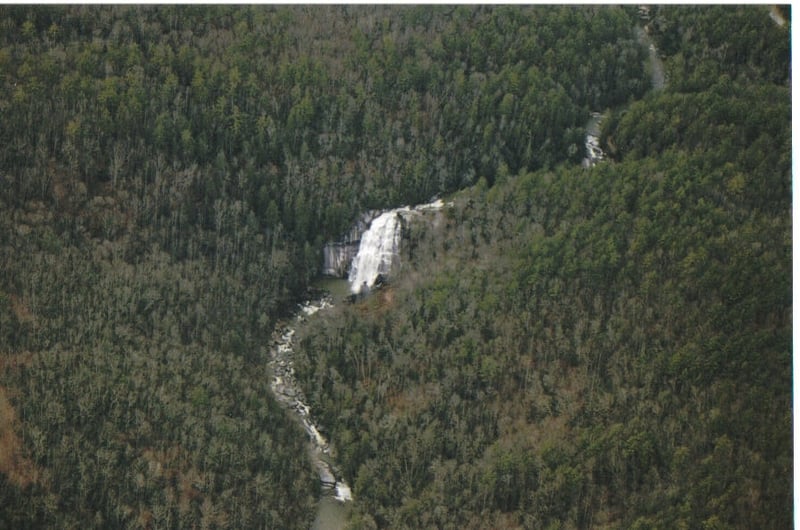 Aerial View of Rainbow Falls