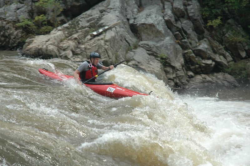 Hugh at Kayaker's Ledge