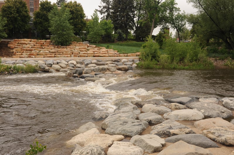 Whitewater Park First Feature, From River Left