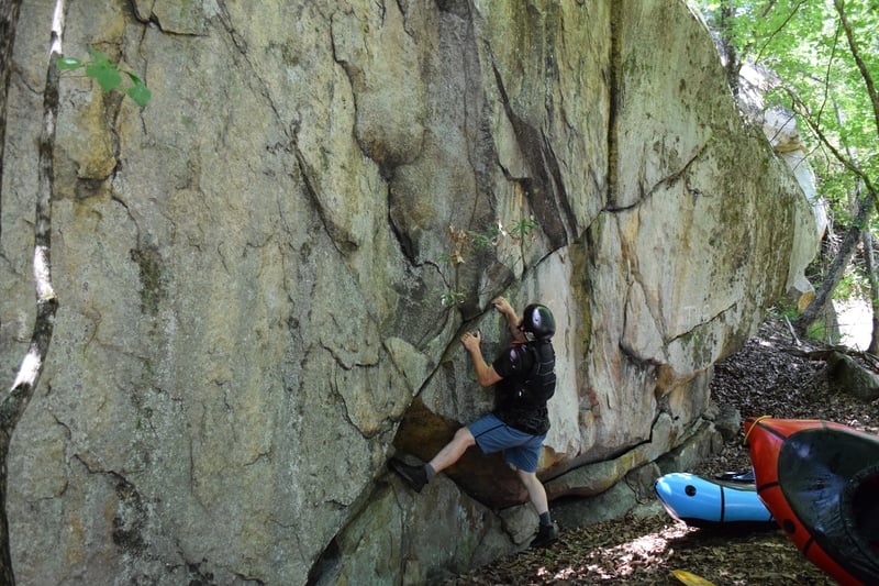 Bouldering abounds. 