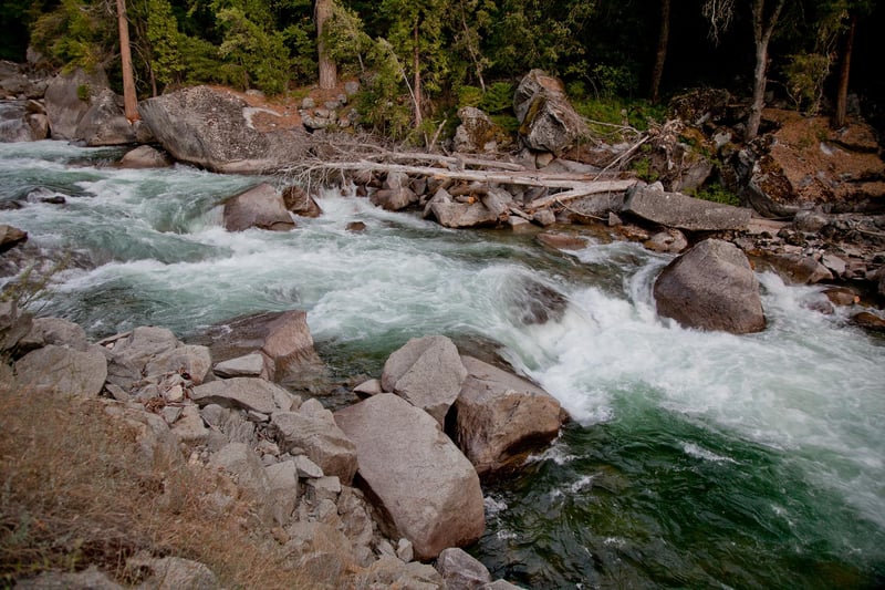 In between rapids