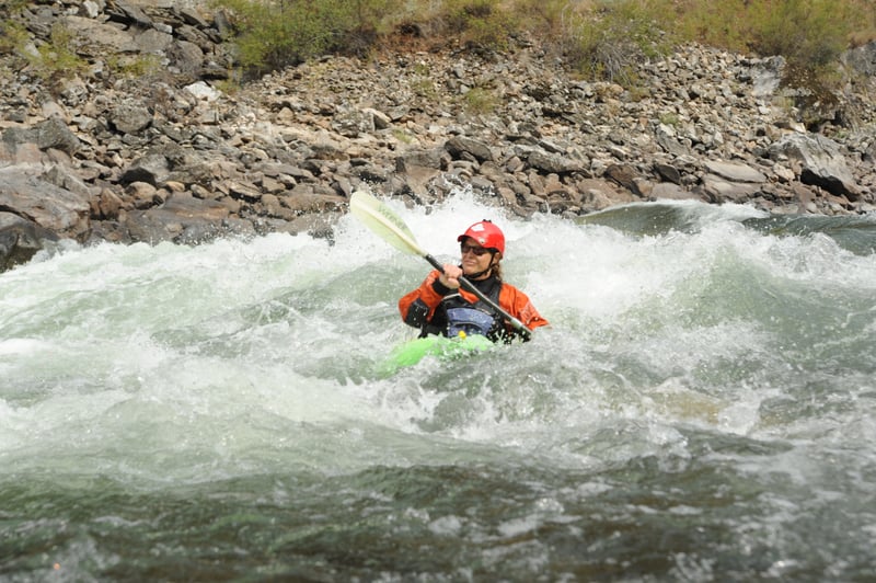 Morgan on Alder Creek Rapid