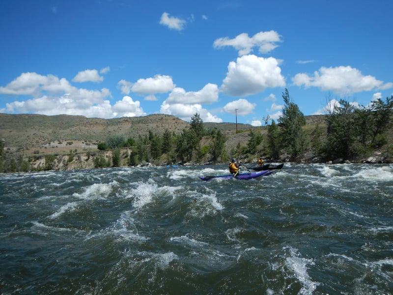 Rapids Upstream of Methow