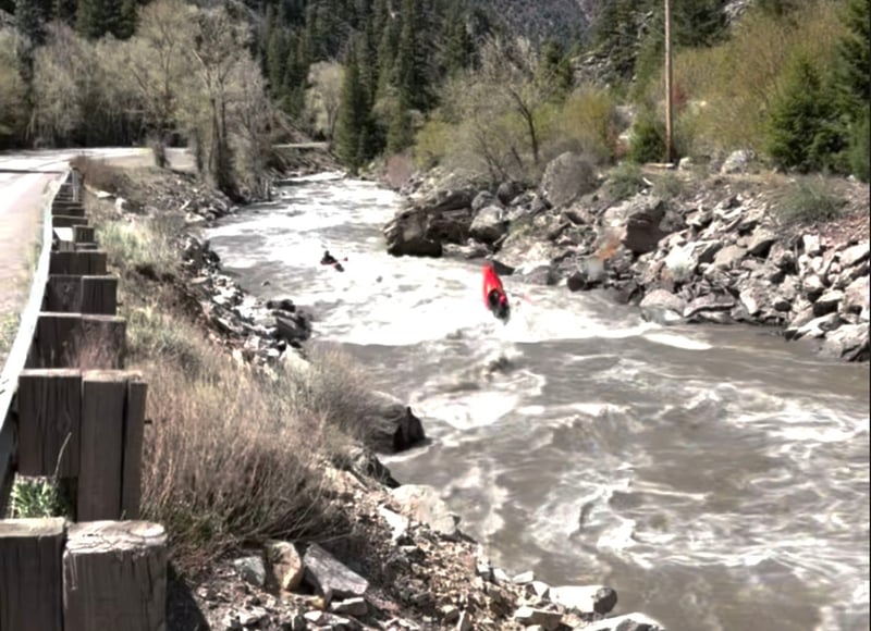 Narrows at 600-700 cfs.