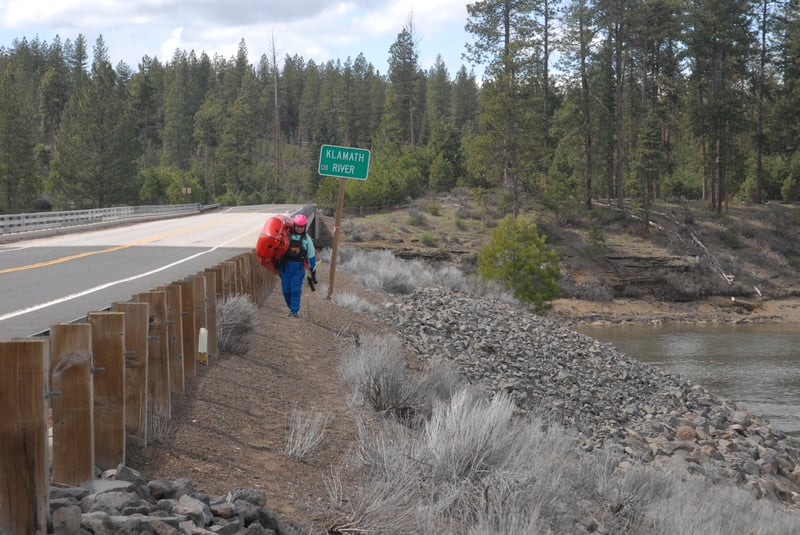 Take-Out at Highway 66 Bridge