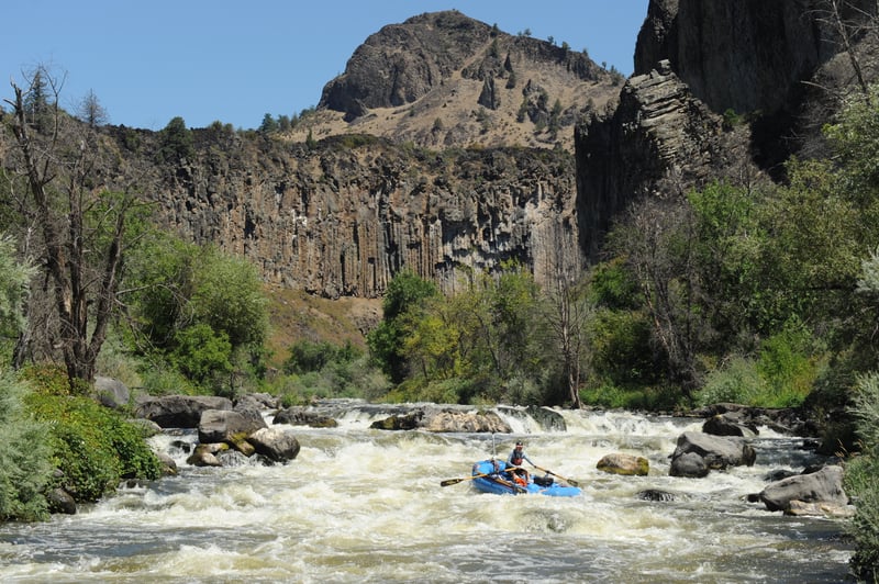 Looking Back Upstream at K’íka·c’é·ki Falls