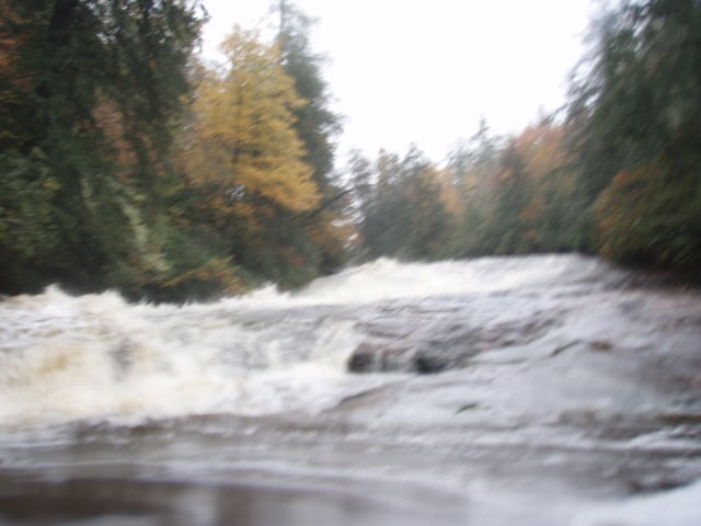 Looking towards the top of Elbow Slide