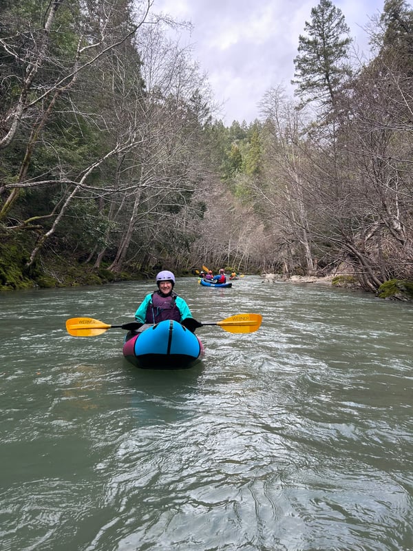 Sportng the Packraft