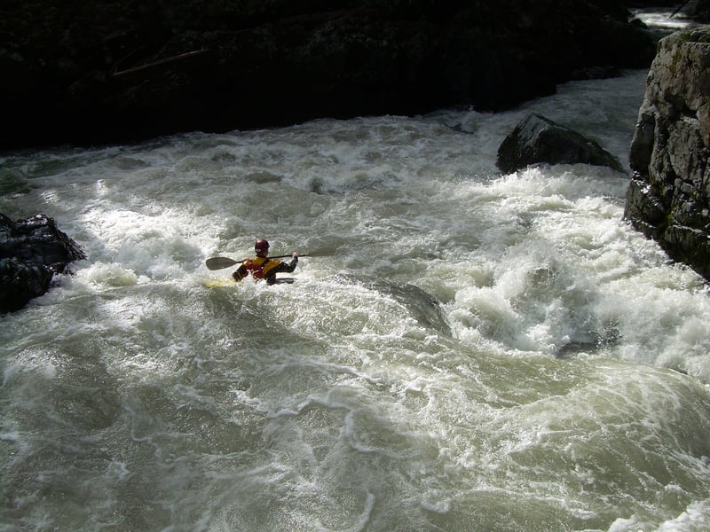 Canyon Creek, first ledge