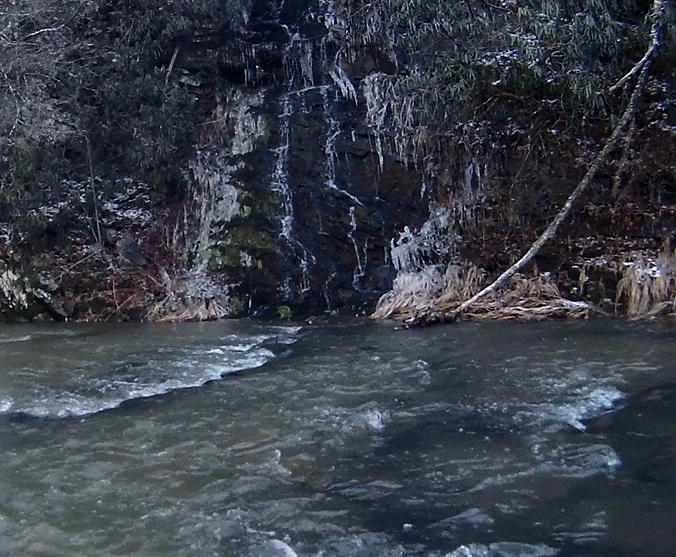 side waterfall on 2nd creek