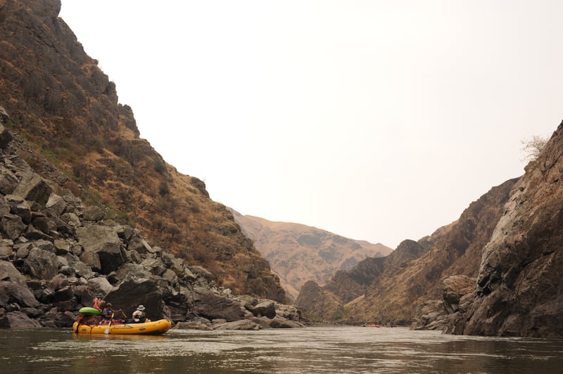 Looking Downstream at Slide