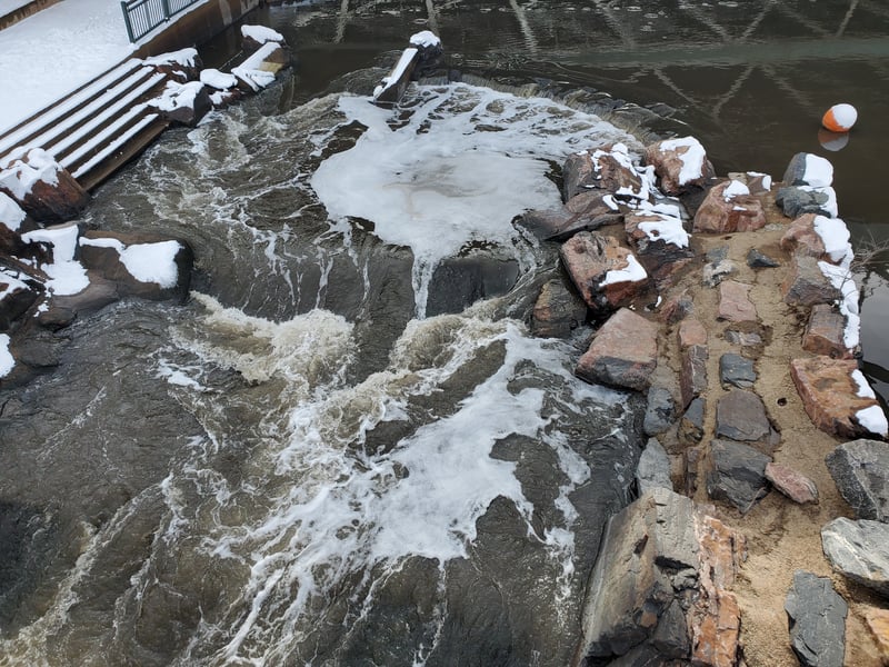 Snowmelt in the Winter