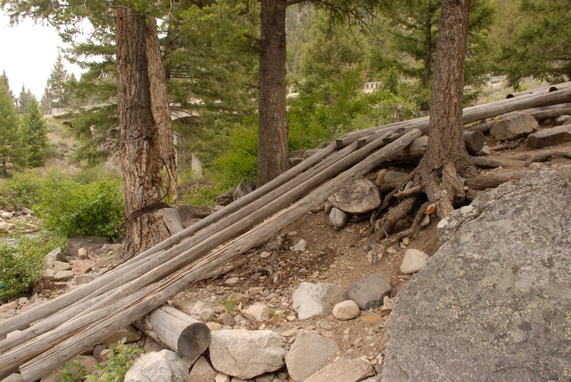 Yankee Fork River Access Raft Slide